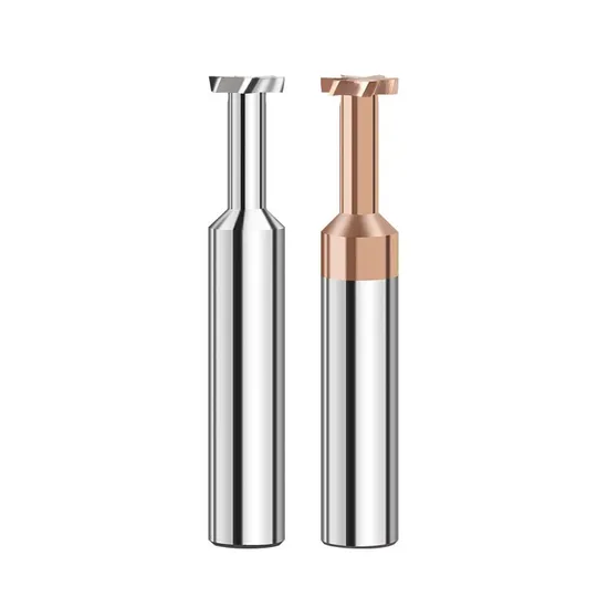 HRC55 Carbide T Slot End Mill Router Bits for CNC Machine Tooling T Grooving Milling Cutter